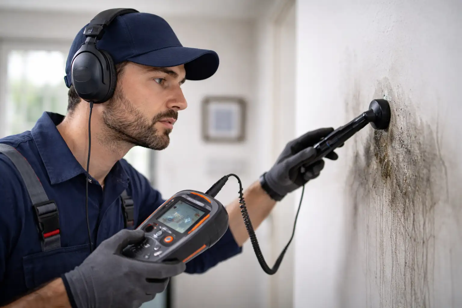 Detección de fuga de agua